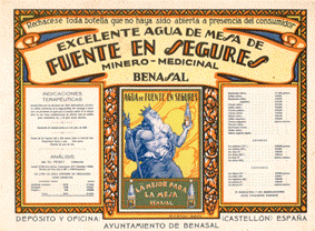 Embotellado del agua mineral